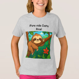 Playera de Oso perezoso costarricense. Tシャツ
