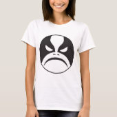 Playera Emoticón Metalizado negro de Moody Tシャツ (正面)