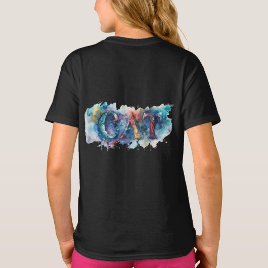 Playera Estilo felino Tシャツ (裏面)