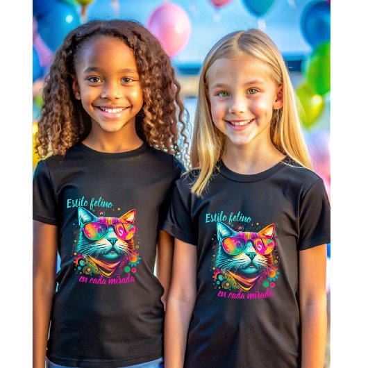 Playera Estilo felino Tシャツ