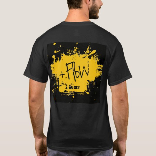 Playera +Flow, playera con logo  Tシャツ (裏面)
