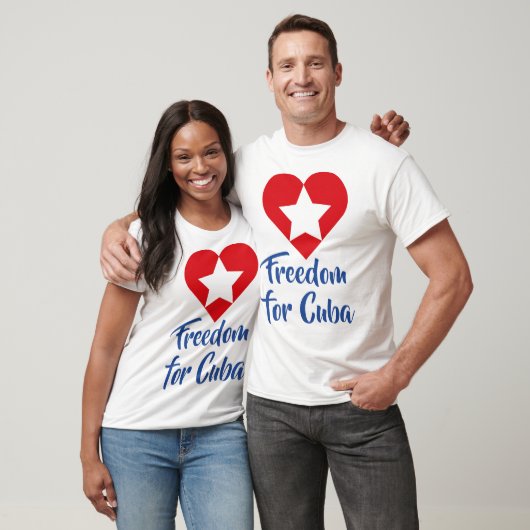 Playera Freedom for Cuba Tシャツ (ユニセックス)