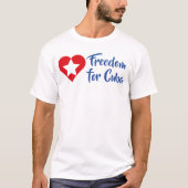 Playera Freedom for Cuba Tシャツ (正面)