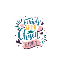 Playera Friends become our chosen family