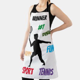 Playera Fun player tennis  エプロン