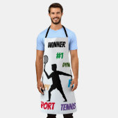 Playera Fun player tennis  エプロン (着用した状態)