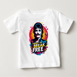 Playera I Want to Break Free ベビーTシャツ