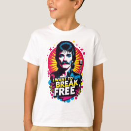 Playera I Want to Break Free Tシャツ