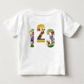 Playera Infantil “Amiguitos Peludos” ベビーTシャツ (裏面)