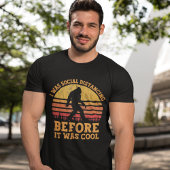 Playera It was social distancing before it was coo Tシャツ