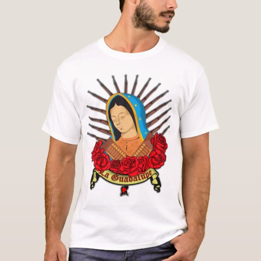 Playera la Guadalupana Tシャツ (正面)