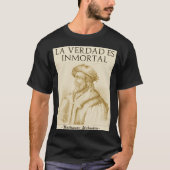 Playera La Verdad Es Inmortal(Gold) Tシャツ (正面)
