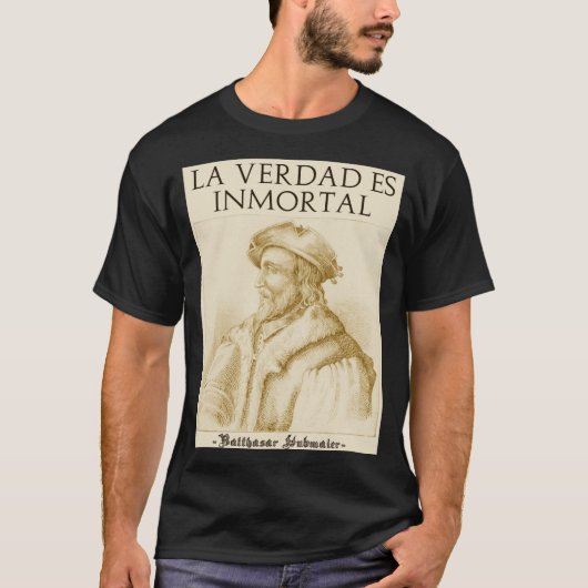 Playera La Verdad Es Inmortal(Gold) Tシャツ (正面)