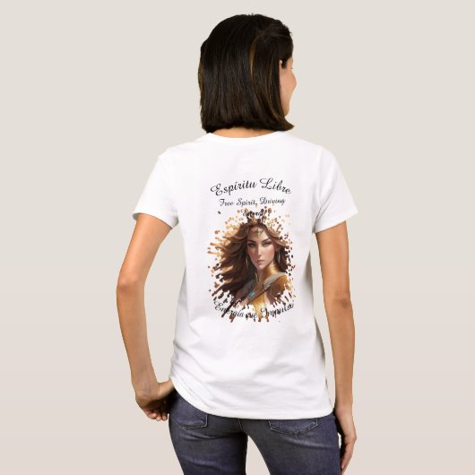 Playera Lady Sagitario Tシャツ (裏面フル)