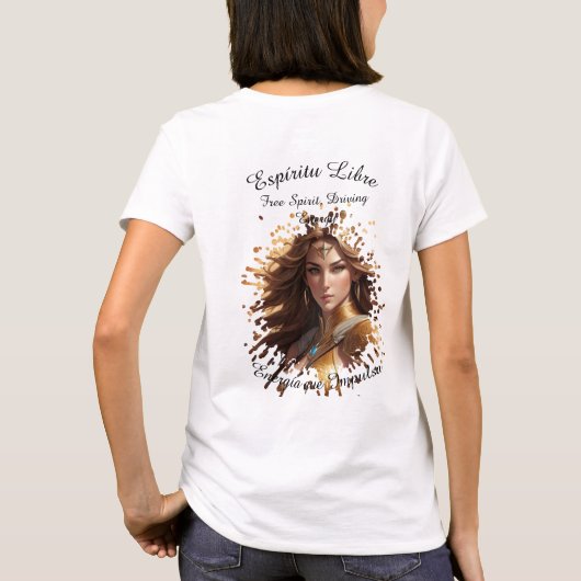 Playera Lady Sagitario Tシャツ (裏面)