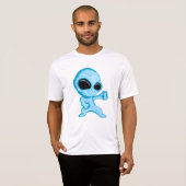 playera  ligera en blanco tシャツ (正面フル)