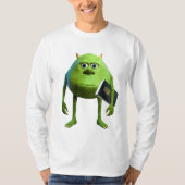 Playera Manga Larga Mike Wazowski con Biblia Tシャツ (正面)