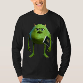 Playera Manga Larga Mike Wazowski con Biblia Tシャツ