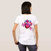 Playera "MOM Corazón Mexicano" – Editable nombre Tシャツ (裏面フル)