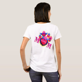 Playera "MOM Corazón Mexicano" – Editable nombre Tシャツ