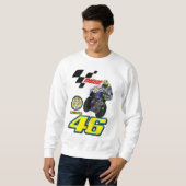 Playera MOTO GP 46 EL PODEROSO ROSSI スウェットシャツ (正面フル)