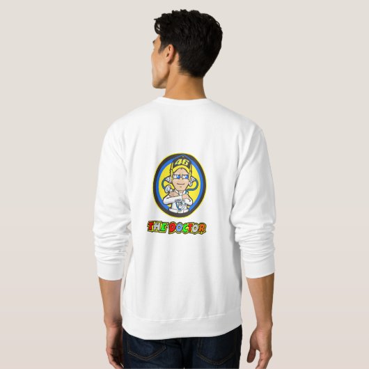 Playera MOTO GP 46 EL PODEROSO ROSSI スウェットシャツ (裏面フル)