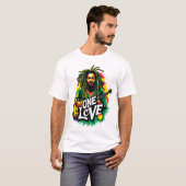 Playera One Love el Rey del Reggae Tシャツ (正面フル)