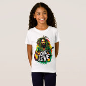 Playera One Love el Rey del Reggae Tシャツ (正面フル)