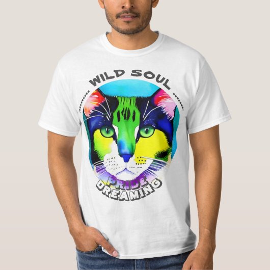 Playera oscura básica para hombre - Pride Tシャツ (正面)