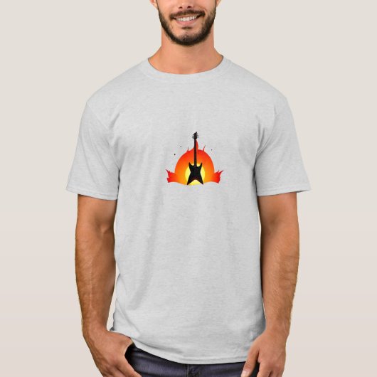 Playera oscura básica para hombre tシャツ (正面)