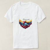 Playera oscura básica para hombre y mujer tシャツ (デザイン正面)