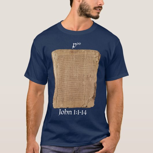 Playera P66 Jn 1:1-14 Tシャツ (正面)