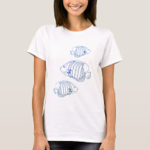 Playera peces ángel 