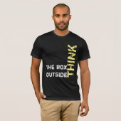 Playera piensa fuera de la caja tシャツ (正面フル)