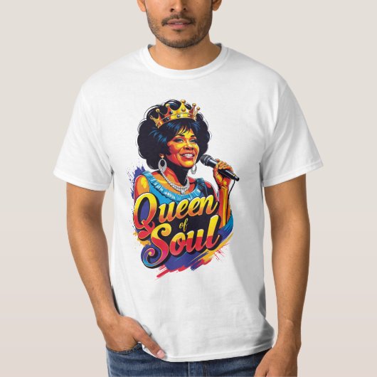 Playera  Queen of Soul Tシャツ (正面)