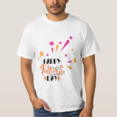 PLAYERA T-SHIRT ECC ,HAPPY FATHER'S DAD Tシャツ (正面)