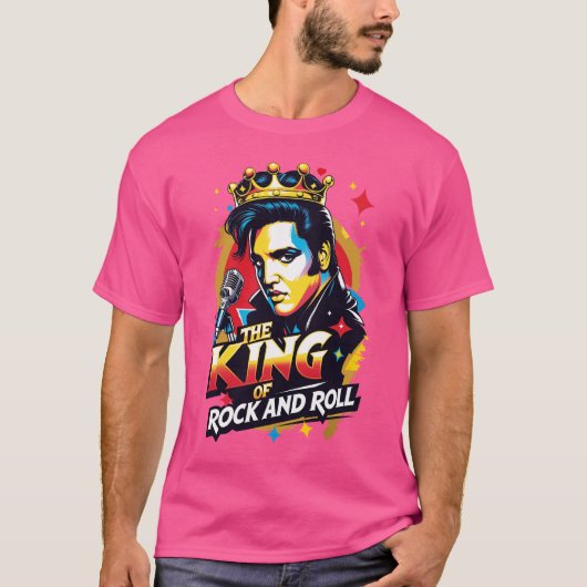 Playera  The King of Rock and Roll Tシャツ (正面)