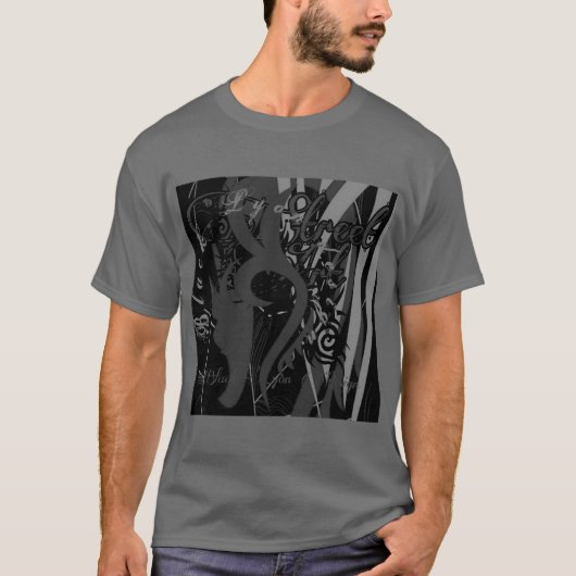 Playera Tshirt Black Lyon brabus music studio 19 Tシャツ (正面)
