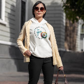 Playera Watercolor Flower Design and Motivacional パーカ