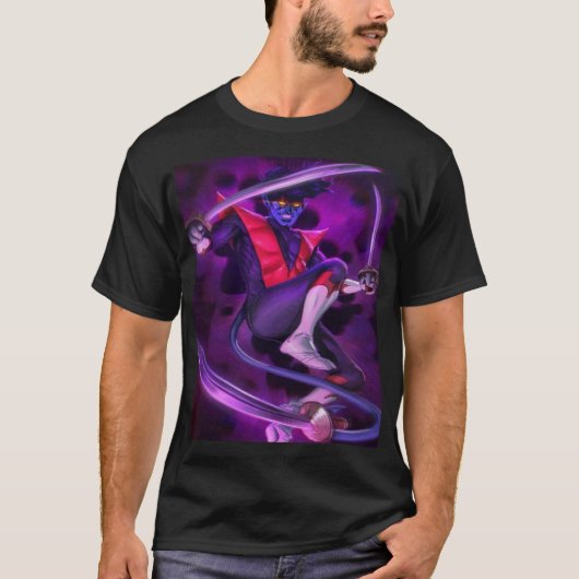 PlayeraNightcrawler – Shadowstrike Acrobat Tシャツ (正面)