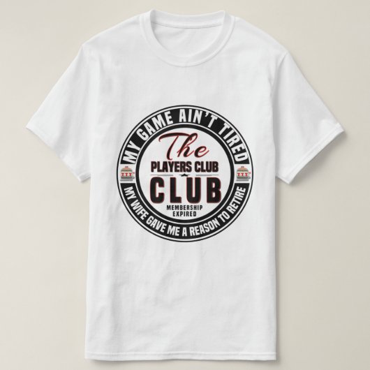 Players Clubメンバーシップ期限切れ Tシャツ (デザイン正面)
