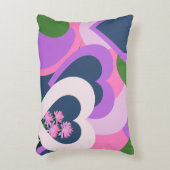 Playful Abstract Heart Accent Pillow アクセントクッション (正面(垂直))