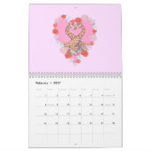 Playful Animals Calendar カレンダー (2月 2027)