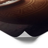 Playful Bright Bala Krishna Eating Butter ポスター (角)