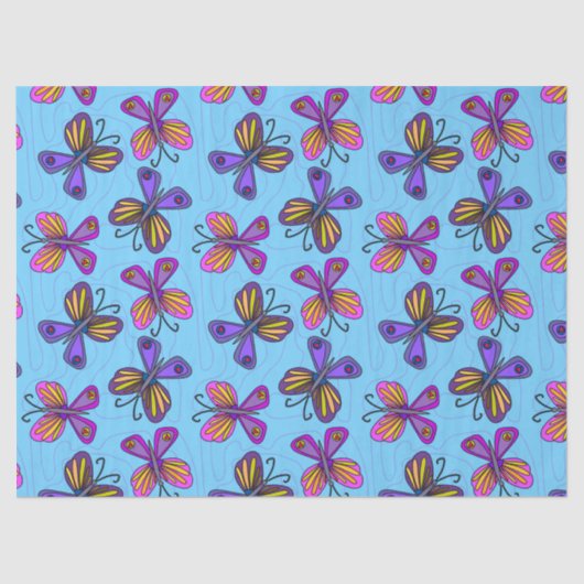 Playful Butterflies 薄葉紙 (正面)