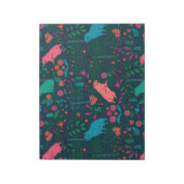 Playful Capybara in the Forest – Tropical Seamless ノートパッド (回転)