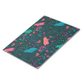 Playful Capybara in the Forest – Tropical Seamless ノートパッド (アングル)