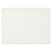 Playful Cat and Yarn Ball Pattern Light Beige テーブルクロス (正面(横))