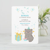 Playful Cat Birthday 招待状 (スタンド正面)