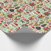 Playful Christmas Wrapping Paper for Kids ラッピングペーパー (角)